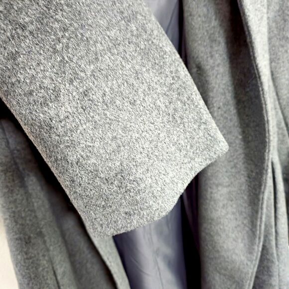 NEW Cole Haan Women’s Coat Capsule Minimalist Quiet Luxury Wool Blend Hooded 10 - Picture 7 of 13